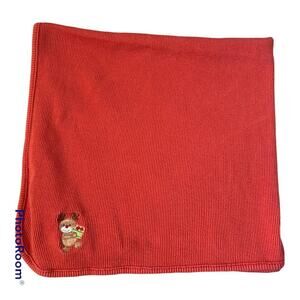 Dundee Christmas Reindeer Present Red Baby Security Receiving Blanket Lovey